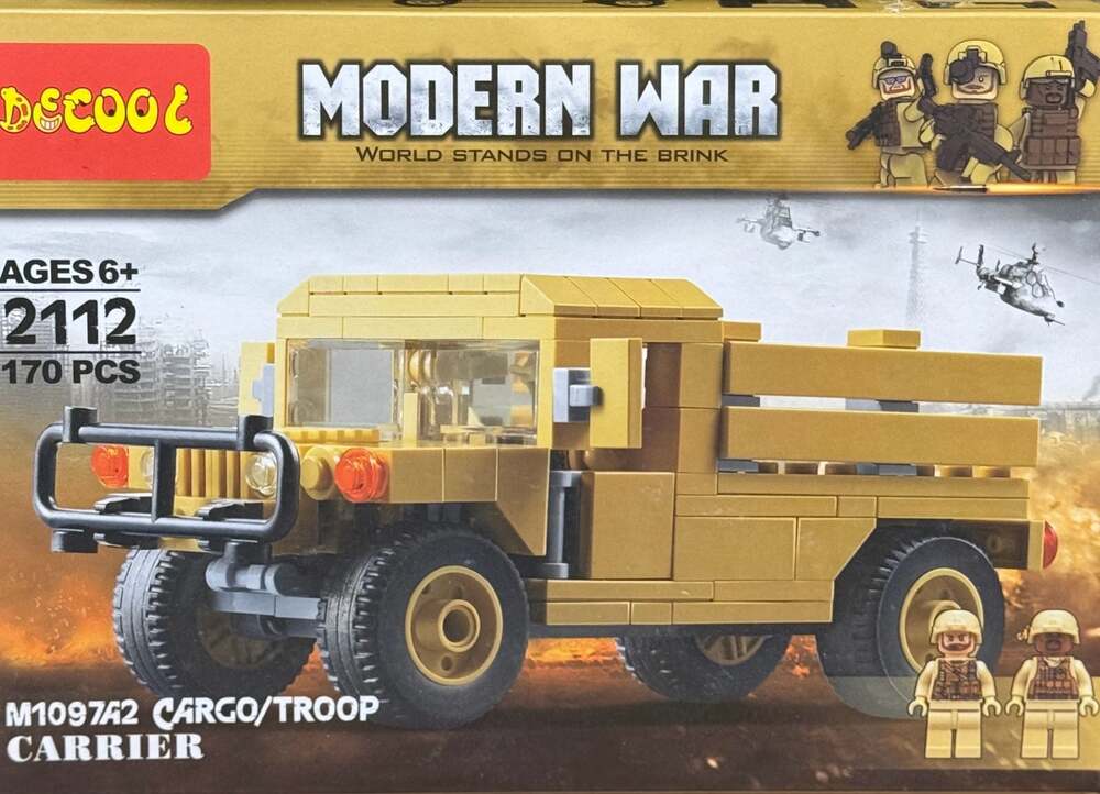 GZBrick MILITARY VEHICLE H1 Building Sets Compatible with lego Cars for Boy 510P